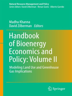 cover image of Handbook of Bioenergy Economics and Policy